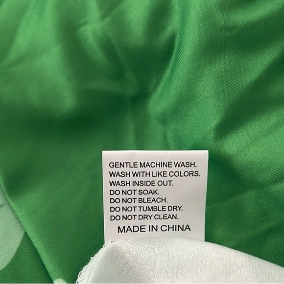 Maxi~Dress / Spaghetti Straps / Green & White Floral - Picture 7 of 11